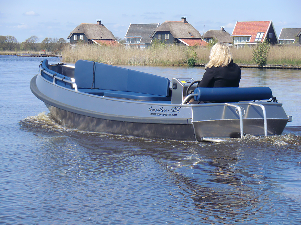 Van Vossen E-sloep GreenSilver 500 te koop | Elektrische sloep | Van Vossen E-boats